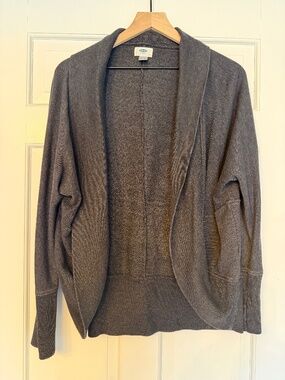 Dark gray cocoon sweater